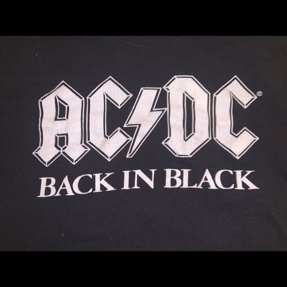 AC/DC Back in Black - black unisex medium - Picture 1 of 4